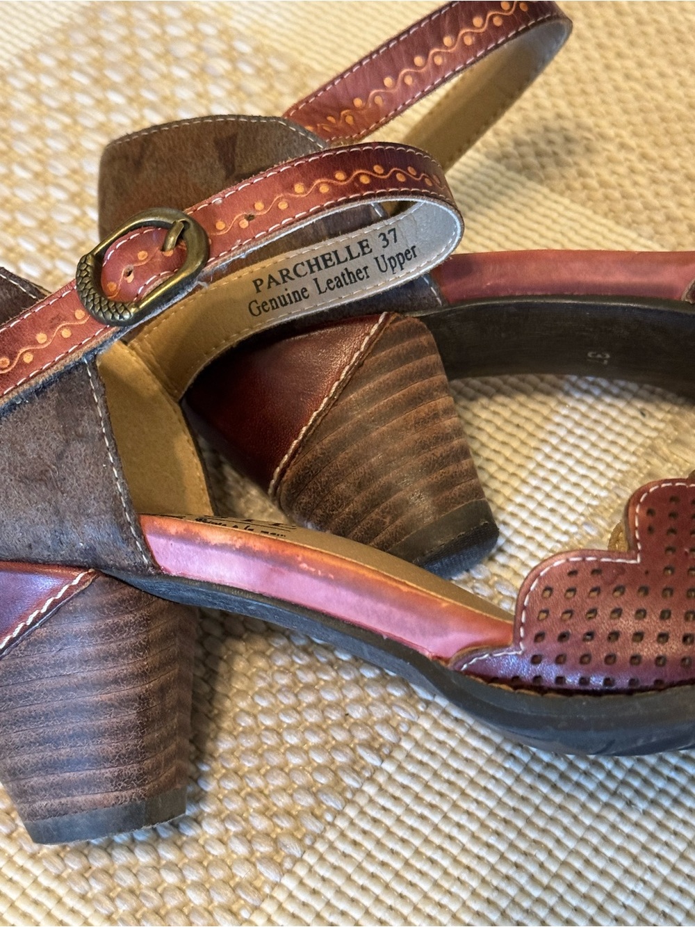 L'ATISTE by Spring Step Parchelle Bordeaux Mary Jane Pumps - Picture 6 of 10